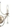 thumbnail image 4 of 422-SA Crystorama Lighting Metro - Two Light Wall Sconce-Antique Silver Finish, 4 of 5