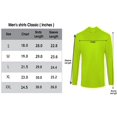 thumbnail image 2 of 2 Pack-High Visibility Long Sleeve T-Shirt Hi Vis Green Work Safety Hoodie Size: Small, 2 of 4