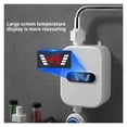 thumbnail image 2 of Instant Electric Water Heater 304 Stainless Steel Hot Water Heater Shower Automatic Power-Off LCD Digital For Bathroom ,Security Protection Design, 2 of 6