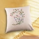 thumbnail image 5 of Elegante kit de inicio de funda de almohada bordada, funda de almohada decorativa hecha a mano con cruz orquídeas, 5 of 7