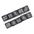 thumbnail image 4 of 30PCS Number  Set, Lightweight Durable Plastic, Versatile Educational Tool With 2x Multiplier Even Numbers For Teaching Board Games, Ideal For Home Or School, 4 of 8