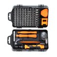 thumbnail image 4 of Juego de destornilladores de acero al carbono Ticfox herramientas multiusos de desmontaje y reparación electrónica color naranja, 4 of 12