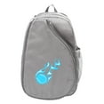 thumbnail image 4 of Bolsa de raqueta de tenis Sunnimix Tote de hombro de tenis organizador de mano con compartimento para zapatos malla de bolsillo almacenamiento impermeable mochila para Paletas de GRIS, 4 of 8