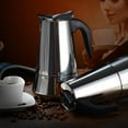 thumbnail image 4 of Coffee Maker,2-4-6-9-12 Cup Stovetop Coffee Maker Stainless Steel Italian Moka Espresso Cafeteira Expresso Percolator Moka - Type 600ML, 4 of 4