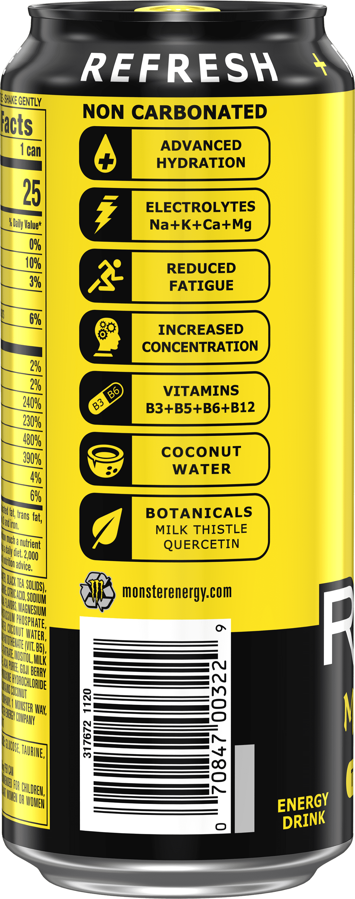 Monster rehab nutrition