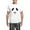 With Checker Pant, variant on - Stitched Panda Face Pajamas - Men's Light Loose Fit Cotton Pajama Set