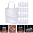 thumbnail image 2 of 24pcs Plastic Gift Tote Bag Gift Packing Bag Clear Gift Bags Small PVC Bags Reusable Transparent Bags, 2 of 8