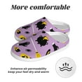 thumbnail image 6 of Kdxio Cute Halloween Women's Men's Slippers Plush Slip-On House Slipper for Winter Indoor Soft Cushion Non-slip Fluffy Slides Slippers-8, 6 of 7