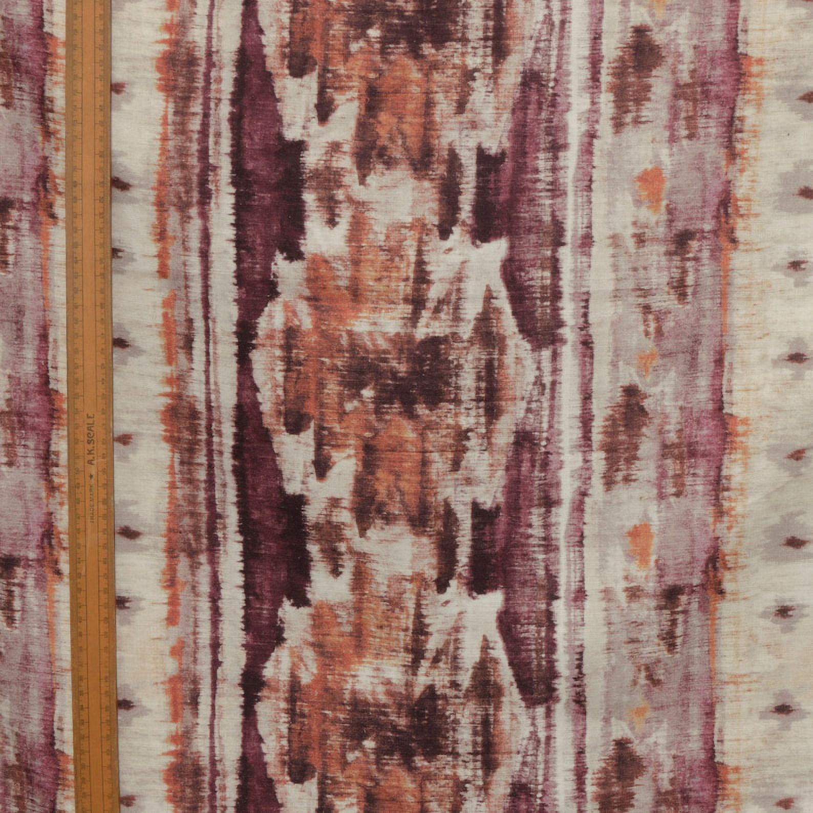 Fabric Mart Direct Kilim Printed Cotton Fabric By The Yard, 2 Continuous Yards Multi Color Printed Cotton Fabric, Upholstery Fabric for Curtain/Drapery/Couch/Sofa