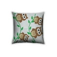thumbnail image 1 of Ahgly Company Outdoor Square Patterned Throw Pillow, 18 inch by 18 inch, 1 of 6