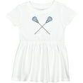 thumbnail image 3 of Inktastic Lacrosse Sticks Future Player Girls Baby Dress, 3 of 5