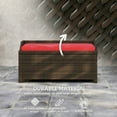 thumbnail image 5 of Yardi Yarda Outdoor Wicker Storage Bench with Storage & Cushion, 2-in-1 Storage Bench, Red, 5 of 11