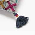 thumbnail image 3 of Gray Vivacious Boho Textured Throw Pillow, 3 of 3