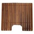 thumbnail image 2 of Bare Decor  Peter Genuine Solid Teak Wood Toilet Mat, 20x18 - 20 x 18, 2 of 2