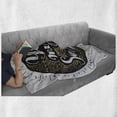 thumbnail image 6 of Saying Soft Flannel Fleece Throw Blanket, You are My Sunshine Expression on Doodle Sun Print, Cozy Plush for Indoor and Outdoor Use, 50" x 60", Brown Grey, by Ambesonne, 6 of 6