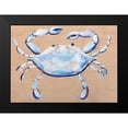 thumbnail image 2 of Seay, Anne 24x19 Black Modern Framed Museum Art Print Titled - Blue and White Crab, 2 of 5