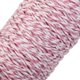 thumbnail image 5 of Cuerda de algodón para envolver regalos, 100 m, rosa y blanco, 5 of 9