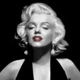 thumbnail image 2 of Art.com Halter Top Marilyn Red Lips Art Print, 16" x 16", 2 of 4