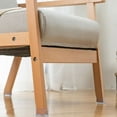 thumbnail image 3 of Bgsha 12 X PVC Chair Leg Rectangle Covers Furniture Table Feet Floor Protectors, 3 of 9