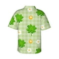 thumbnail image 3 of Goofa St Patrick's Day11 Hawaiian Shirt for Men, Unisex Summer Beach Casual Short Sleeve Button Down Shirts,Aloha Tropical Floral print shirt-X-Large, 3 of 9