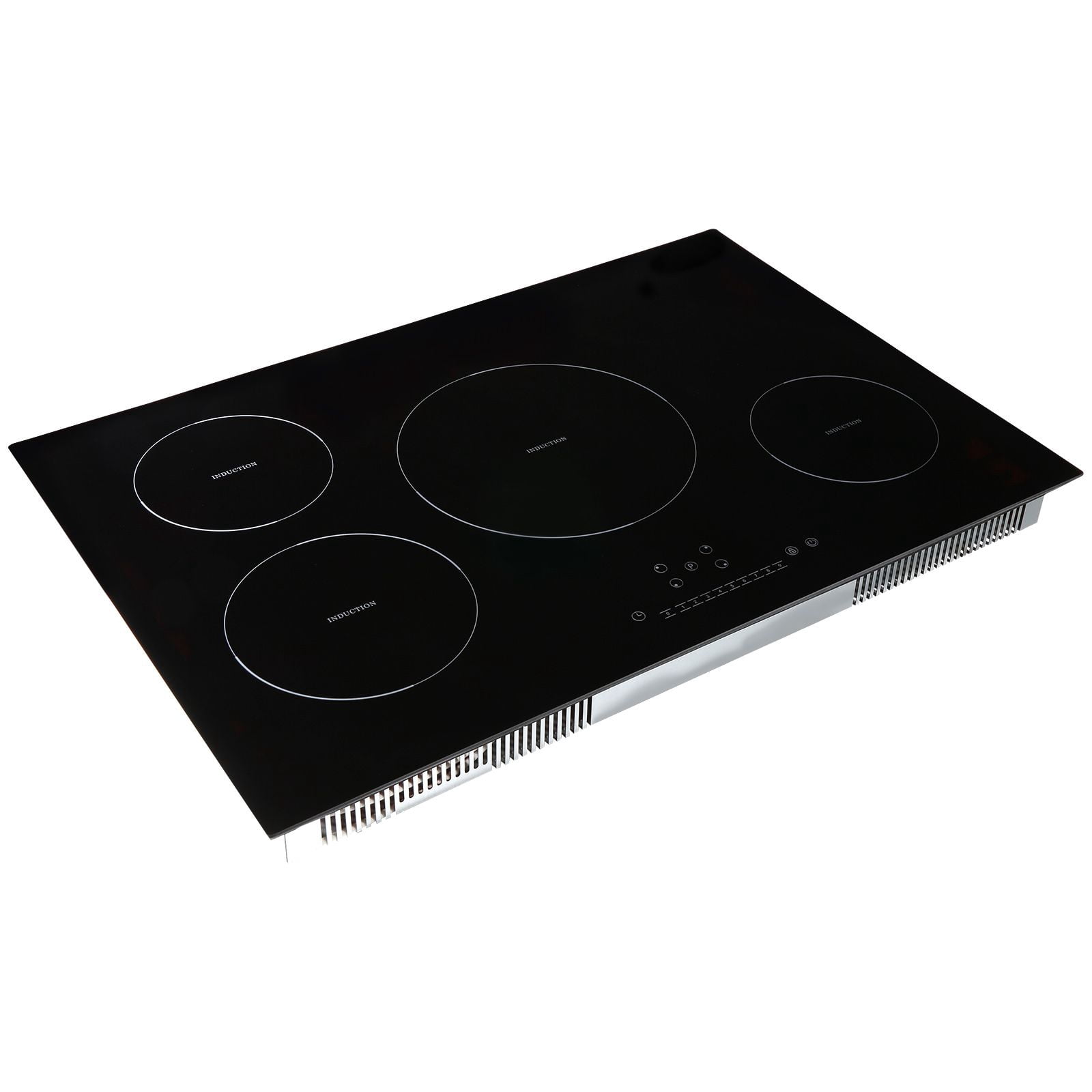 30" 4-Burner Built-In Induction Cooktop with 9 Power Levels, 7500W Electric Stove Top Featuring LED Touch Control, Child Safety Lock&Timer Function