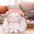 thumbnail image 3 of Muñeca de peluche suave, juguetes de peluche, conejo de pétalos, muñeco de conejo de peluche, grado profesional, 3 of 8