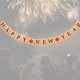 thumbnail image 5 of EeaseMX Banderín de Feliz Año Nuevo para fiesta con cuerdas colgantes, decoraciones de tela para fiesta de Navidad, 5 of 7