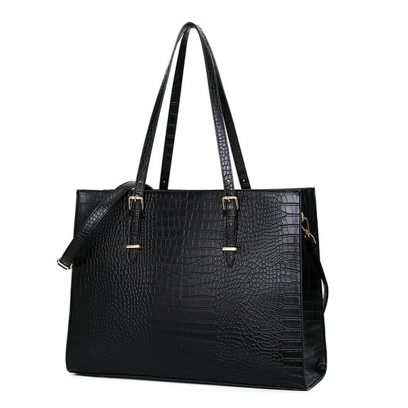 ML Crocodile pattern Business commuting waterproof computer handbag, shoulder bag, tote bag