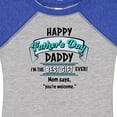 thumbnail image 4 of Inktastic Happy Father's Day Best Ever Boys or Girls Baby Bodysuit, 4 of 5