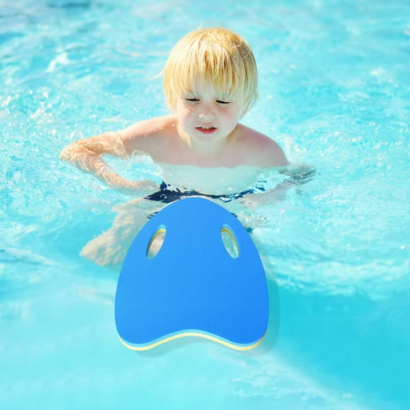 Swimming Pool Supplies, Two-Color Swimming Kickboard Kids Adults Safe Pool Training Aid Float Foam Board Tool, Swimming Pool Accessories, Swimming Pools for Kids, Blue(K)