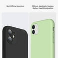 thumbnail image 3 of Liquid Silicone Case Compatible with iPhone 11 (6.1"), Full Body Protection Gel Rubber Cover with Soft Microfiber Lining, Scratch Resistant Shockproof Protective Phone Case, Matcha, 3 of 13