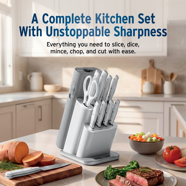 Ninja NeverDull Razor-Sharp 11-Piece Knife System with Removable