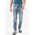 thumbnail image 6 of Banny Jeans Men's Ripped Relaxed Fit Jeans, Blue, Size 31, 6 of 7