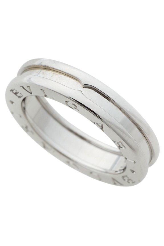 Pre-Owned Bulgari BVLGARI 7.3g B.zero1 Ring, 1-band ring, 18KWG white gold, size #51 (approx....