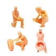 thumbnail image 1 of Figuras de personas pintadas a mano a escala 1/64, escenas de garaje de motociclistas, mesa de arena estiloA, 1 of 6