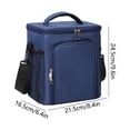 thumbnail image 3 of Insulated Backpack Cooler Bag with Double Shoulder Straps, Leakproof Ice Pack Compartment for Picnic, Camping, Fishing and Work Lunch, 3 of 6