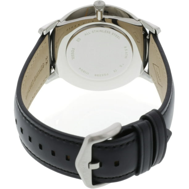 Fossil Men s The Minimalist FS5398 Matte Silver Leather Japanese