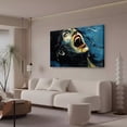 thumbnail image 3 of Abstract Decorative Painting Of Human Face Framed Gallery Poster Decorative Painting Canvas Wall Art Living Room Posters Bedroom Painting,Frame-style,08x12inch(20x30cm), 3 of 8