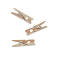 Pen + Gear Wood Clothespins with Spring, 20 Pack, 3.4cm ,Brown (File & Paper Fasteners