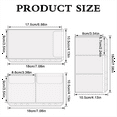 thumbnail image 4 of 12 Unidades A6 con Bolsillos para Carpetas, Sobres para Efectivo, Organizador de Carpetas Transparentes, Fundas para Tarjetas Fotográficas, Tarjetas de Crédito y Dinero, 4 of 5