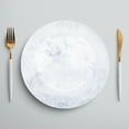 thumbnail image 2 of Koyal Wholesale Concrete-Inspired Acrylic Charger Plates for Weddings Birthdays Quinceaneras Bridal Shower, 4-Pack, 2 of 5