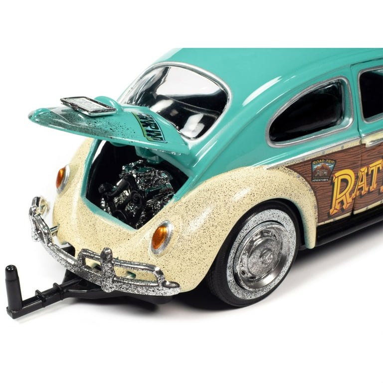 ミニカー AUTO WORLD 1:24 RAT FINK 1966 VW Beetle Auto World Rat Fink 1966 Volkswagen Beetle - 24017