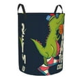 thumbnail image 2 of Fotbe Dinosaur Basketball Player Laundry Basket with Handles, Waterproof Large Laundry Hamper, Wash Bag for Corner Dorm, Rolling Laundry Basket with Handles-Medium, 2 of 8