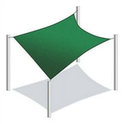 ALEKO Waterproof Sun Shade Sail - Square - 12 x 12 Feet - Green