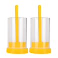 thumbnail image 1 of Bee Queen Marking Cage Tube Botella marcadora de plástico con émbolo para equipos de apicultor, 1 of 8