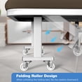 thumbnail image 5 of Brown Foldable Rollaway Cot – Space-Saving Bed for Office Naps & Living Room Guests, 5 of 9