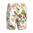 thumbnail image 2 of Haiem Birds And Flowers Men's Pajama Short with Soft Woven Cotton Elastic Waistband Sleep Short-XX-Large, 2 of 9