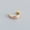 F - Gold with Pink Stone, variant on 1x Square CZ Ear Cuff, 925 Sterling Silver Clip on No-piercing Earring A1466-I - Silver wtih Black Stone
