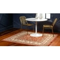 thumbnail image 3 of Rugs.com Aditi Collection Rug – 10 Ft Square Brick Red Low Rug Perfect For Living Rooms, Kitchens, Entryways, 3 of 9
