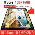 thumbnail image 4 of PPgejGEK Tablet android 5.1 Operating System 10.1-inch HD Display Octa Core Processor 1GB RAM and 16GB ROM TF Expansion Support Built-in WiFi Bluetooth GPS Tablet up to 45% off, 4 of 6